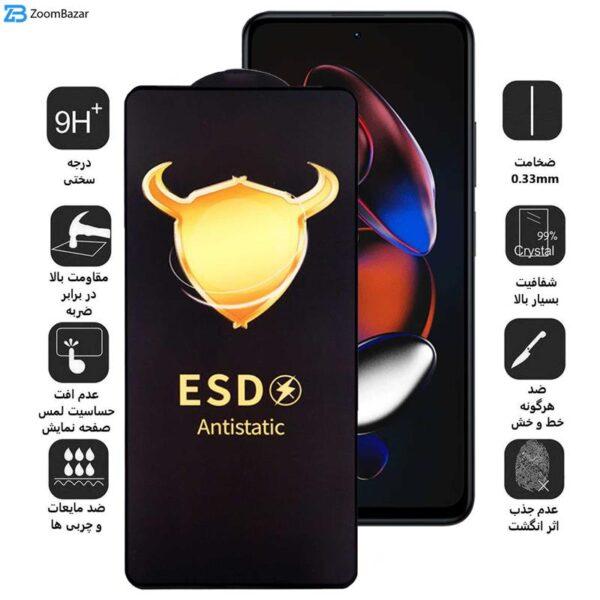 محافظ صفحه نمایش اپیکوی مدل Golden ESD مناسب برای گوشی موبایل شیائومی Redmi Note 12T Pro / Note 11T Pro Plus / Note 11T Pro /Note 11T 5G