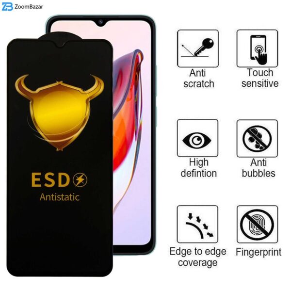 محافظ صفحه نمایش اپیکوی مدل Golden ESD مناسب برای گوشی موبایل شیائومی Redmi 12C/10C/10 Power/Poco C40