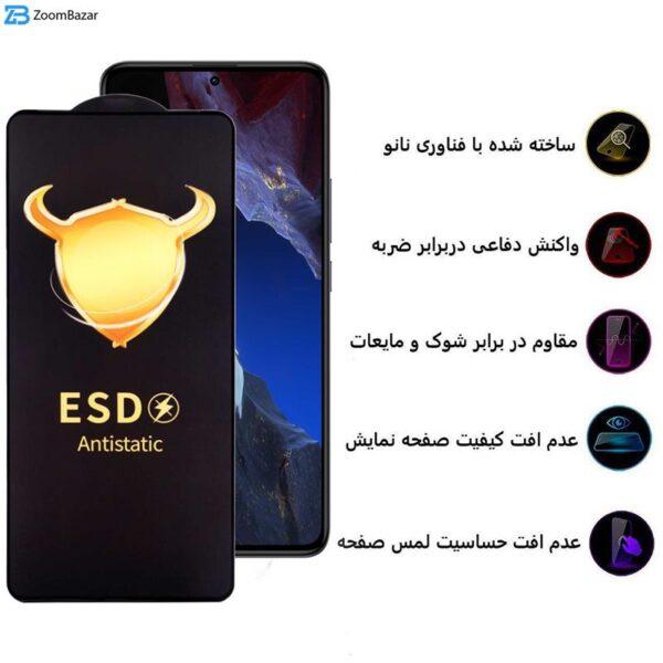 محافظ صفحه نمایش اپیکوی مدل Golden ESD مناسب برای گوشی موبایل شیائومی Poco F5 Pro / F5 / F4 GT / F4/ F3 GT / F3 /F2 Pro