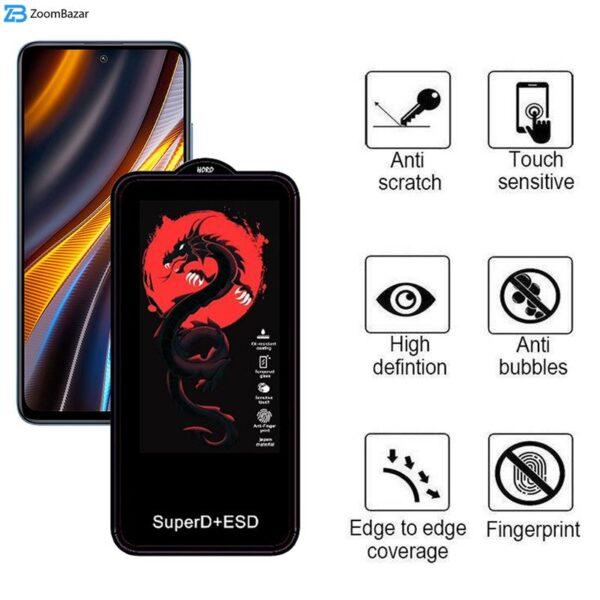 محافظ صفحه نمایش اپیکوی مدل Dragon ESD مناسب برای گوشی موبایل شیائومی Poco X4 GT / M4 Pro 5G / X3 GT