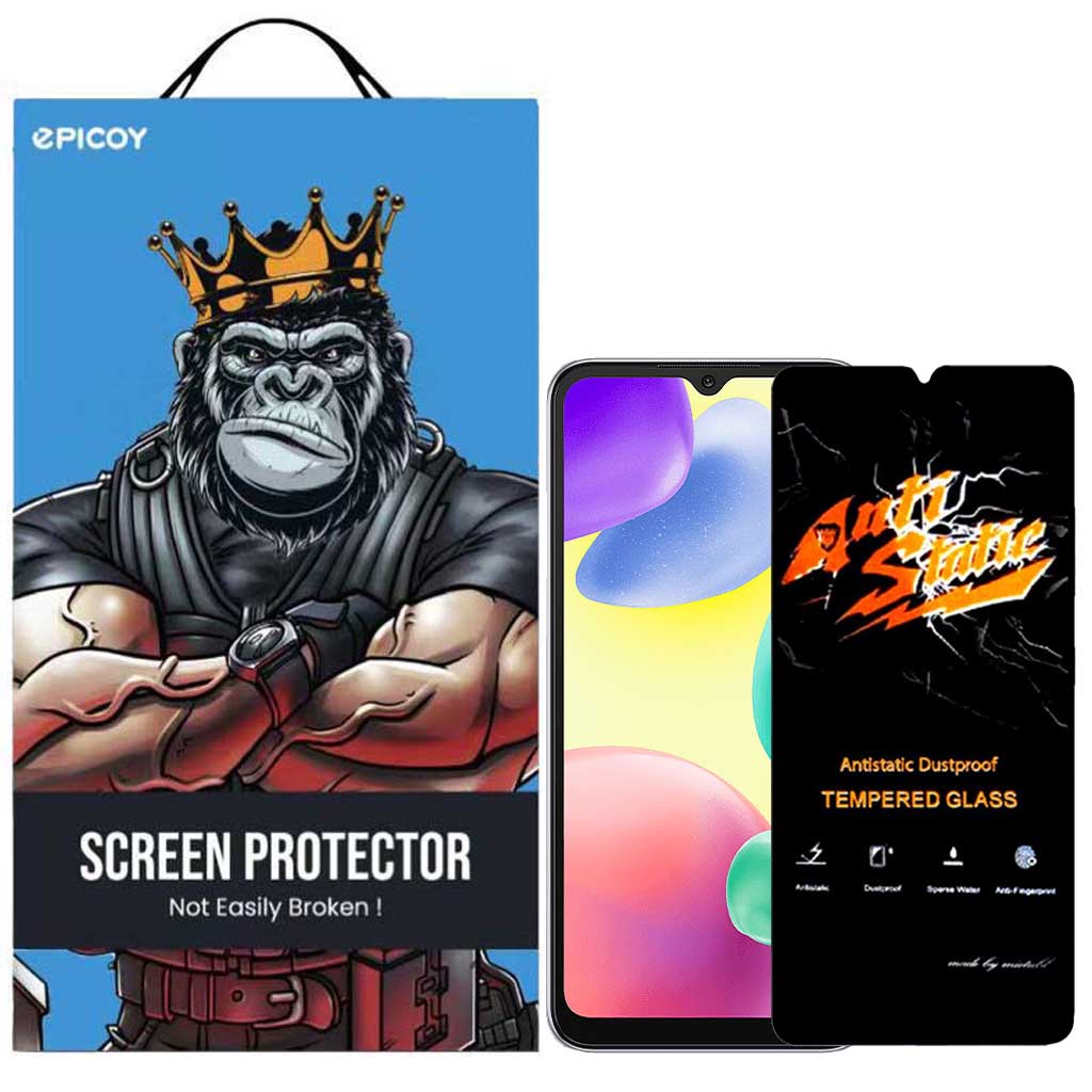 محافظ صفحه نمایش اپیکوی مدل Antistatic Dustproof مناسب برای گوشی موبایل شیائومی Redmi 10A / 9A / 9C / 9i / Poco C31