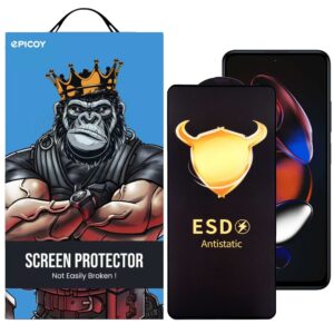 محافظ صفحه نمایش اپیکوی مدل Golden ESD مناسب برای گوشی موبایل شیائومی Redmi Note 12T Pro / Note 11T Pro Plus / Note 11T Pro /Note 11T 5G