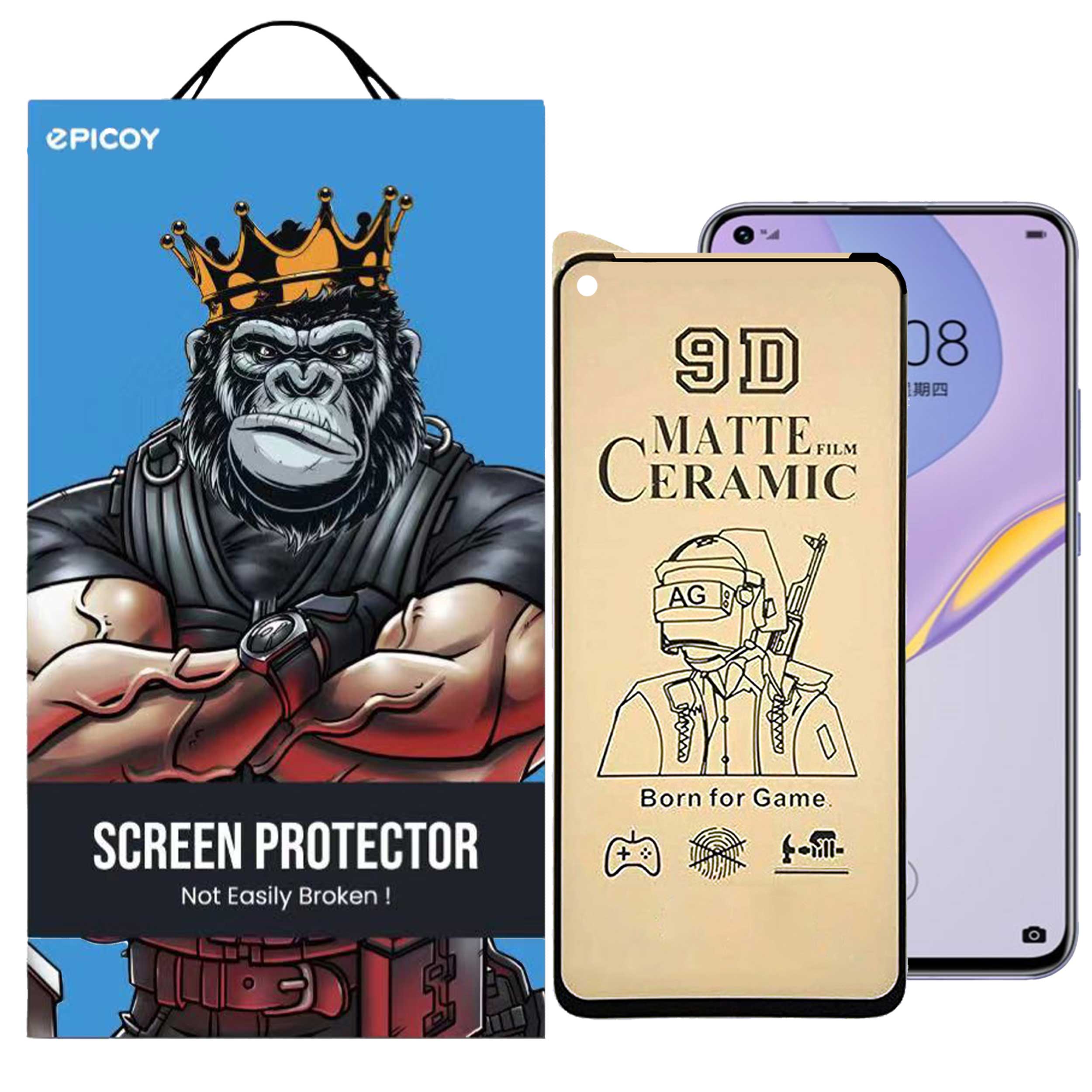 محافظ صفحه نمایش سرامیکی مات اپیکوی مدل BodyGuard مناسب برای گوشی موبایل هوآوی nova 7 5G/nova 7 SE/nova 7 SE 5G Youth