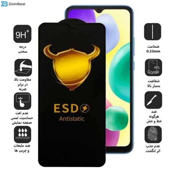 محافظ صفحه نمایش اپیکوی مدل Golden ESD مناسب برای گوشی موبایل شیائومی Redmi 10A/ 9T /9 Prime /9/9A/9C/Poco C31/ M2 / M3