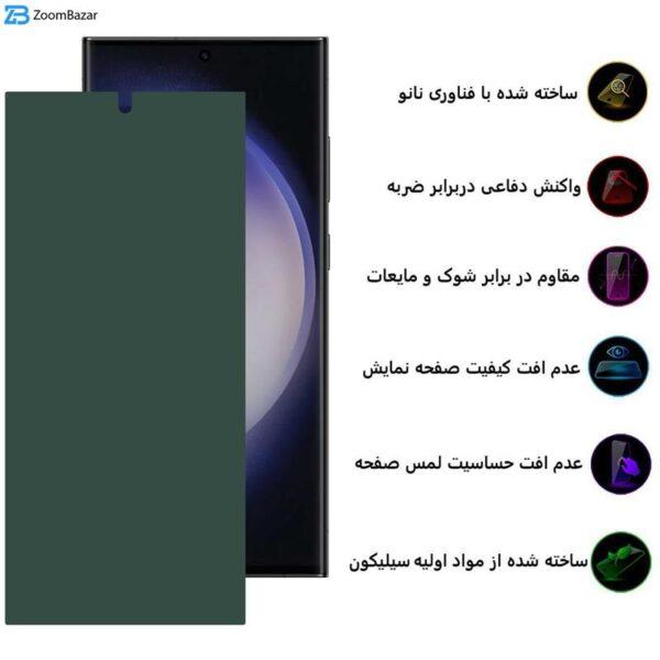 محافظ صفحه نمایش بوف مدل Full Body-G مناسب برای گوشی موبایل سامسونگ Galaxy S23 Ultra / S22 Ultra