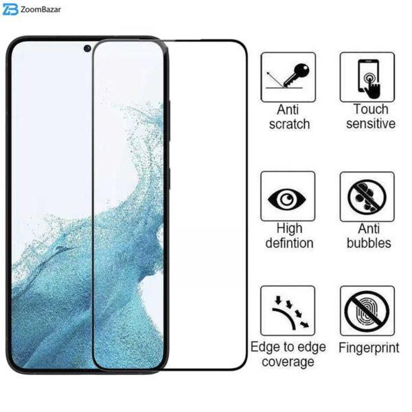 محافظ صفحه نمایش بوف مدل 5D مناسب برای گوشی موبایل سامسونگ Galaxy S23 / S22