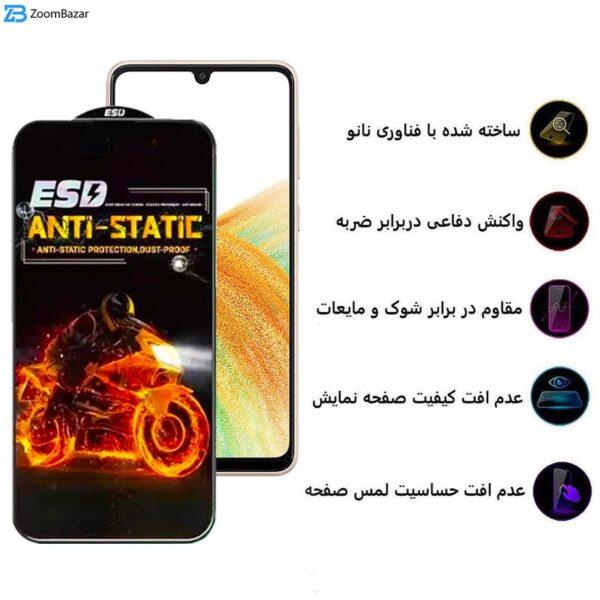 محافظ صفحه نمایش اِپیکوی مدل Fiery ESD مناسب برای گوشی موبایل سامسونگ Galaxy A33 /A32 4G/A31/A30S/A22 4G/A30/A50/A50s/A40s/A20/M32 4G/M30s/F41/F22