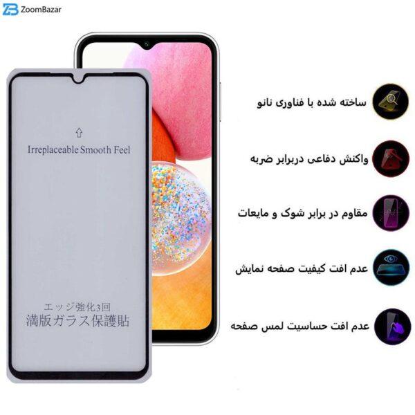 محافظ صفحه نمایش 5D مات بوف مدل 5D-Matte-G مناسب برای گوشی موبایل سامسونگ Galaxy A14 5G/4G