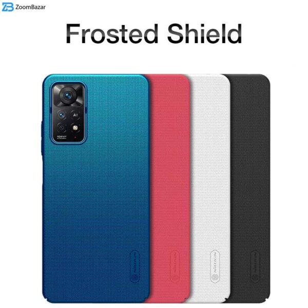 کاور نیلکین مدل Super Frosted Shield مناسب برای گوشی موبایل شیائومی Redmi Note 12 Pro 4G/Note 11 Pro 4G Global / Note 11 Pro 5G Global / Note 11 Pro Plus 5G India / Note 11E Pro 5G