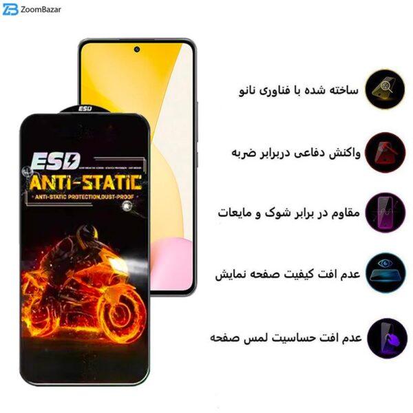 محافظ صفحه نمایش اِپیکوی مدل Fiery ESD مناسب برای گوشی موبایل شیائومی Mi 12 Lite / Mi 12 Lite NE / Mi 11 Lite 5G / Mi 11 Lite 4G / Mi 11 Lite 5G NE