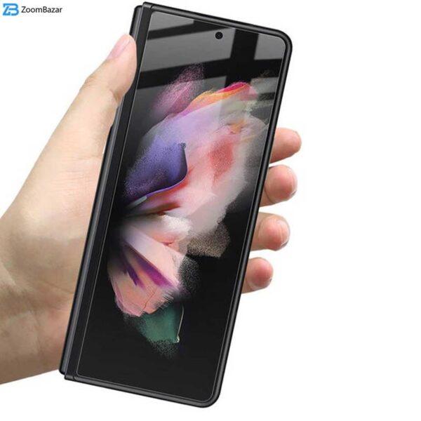 محافظ صفحه نمایش مات بوف مدل Hydrogel-Matte مناسب برای گوشی موبایل سامسونگ Galaxy Z Fold 5 به همراه محافظ پشت گوشی