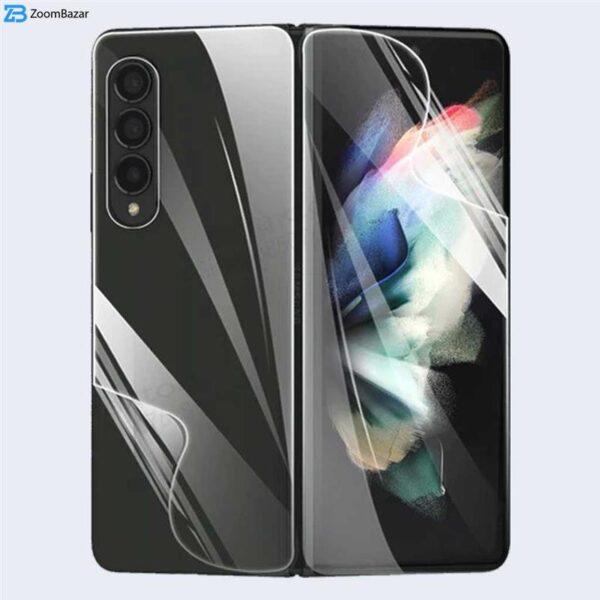 محافظ صفحه نمایش بوف مدل Hydrogel مناسب برای گوشی موبایل سامسونگ Galaxy Z Fold 5 به همراه محافظ پشت گوشی