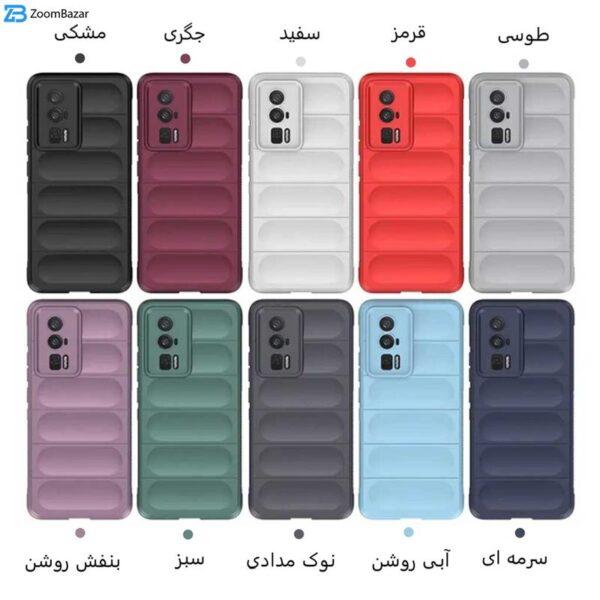 کاور اپیکوی مدل SIlicone Puffer مناسب برای گوشی موبایل شیائومی Poco F5 Pro