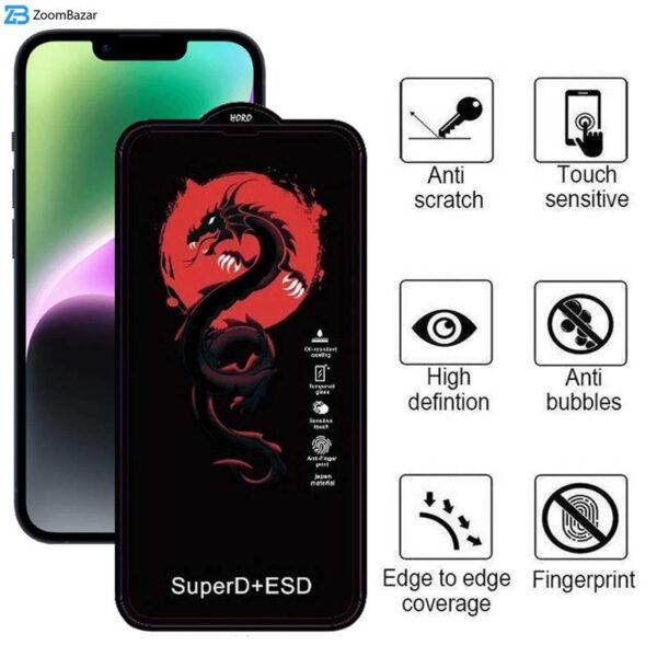 محافظ صفحه نمایش اِپیکوی مدل Dragon ESD مناسب برای گوشی موبایل اپل iPhone 13 / 13 Pro / 14