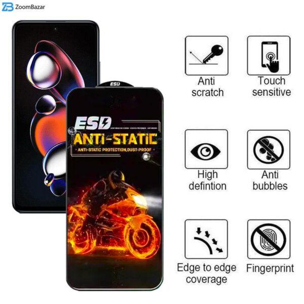 محافظ صفحه نمایش اِپیکوی مدل Fiery ESD مناسب برای گوشی موبایل شیائومی Redmi Note 12T Pro / Note 11T Pro Plus / Note 11T Pro / Note 11T 5G