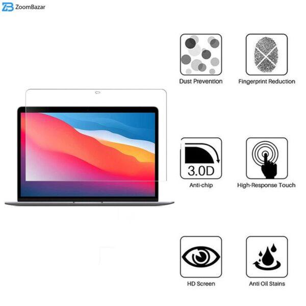 محافظ صفحه نمایش 5D اپیکوی مدل Super Power مناسب برای مک بوک Air 13.3 (2023 / 2022 / 2021 / 2020 / 2019 / 2018) / A2337/A2179/A1932/M1
