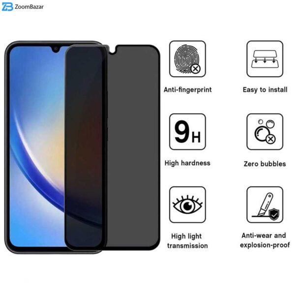 محافظ صفحه نمایش اِپیکوی مدل Privacy مناسب برای گوشی موبایل سامسونگ Galaxy A34 5G