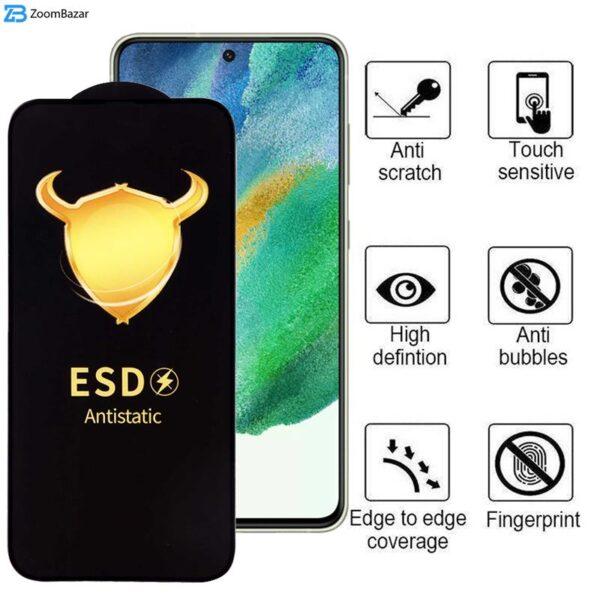 محافظ صفحه نمایش اپیکوی مدل Golden ESD مناسب برای گوشی موبایل سامسونگ Galaxy S21 FE 5G