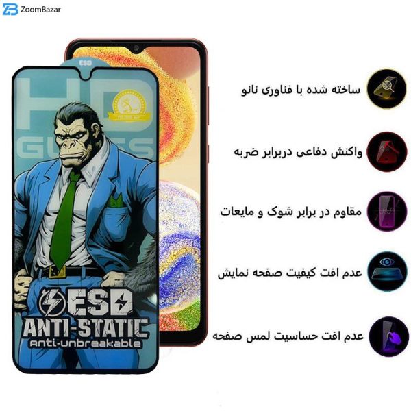 محافظ صفحه نمایش اِپیکوی مدل Gorilla ESD مناسب برای گوشی موبایل سامسونگ Galaxy A04 / A04S / A04E / M04