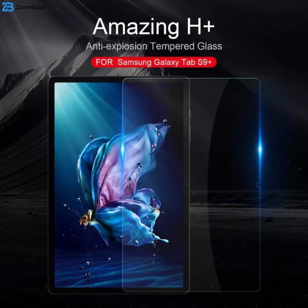 محافظ صفحه نمایش نیلکین مدل H Plus مناسب برای تبلت سامسونگ Galaxy Tab S9 Plus/ Tab S9 FE