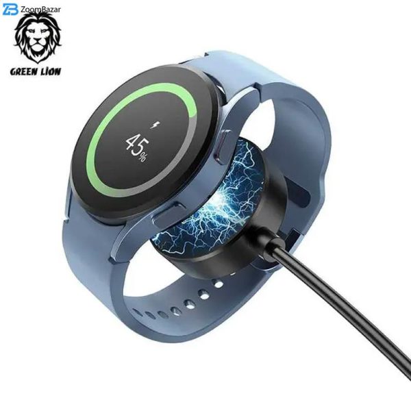 کابل شارژر گرین لاین مدل Wch-Charger مناسب برای ساعت هوشمند سامسونگ Galaxy Watch Series