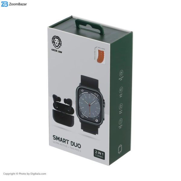 ساعت هوشمند گرین لاین مدل Ultra Active به همراه هدفون بلوتوثی G1-Pro2