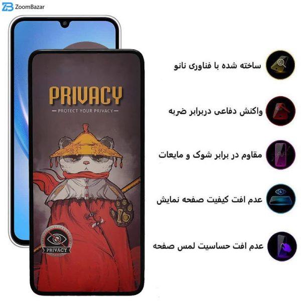 محافظ صفحه نمایش حریم شخصی اِپیکوی مدل Airbag مناسب برای گوشی موبایل سامسونگ Galaxy A24 4G