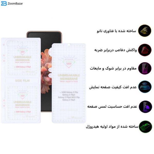 محافظ صفحه نمایش اِپیکوی مدل Hydrogel مناسب برای گوشی موبایل سامسونگ Galaxy Z Flip 5