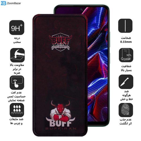 محافظ صفحه نمایش بوف مدل Muscle-Bull مناسب برای گوشی موبایل شیائومی Poco X5 / Redmi Note 12 5G/4G / Note 12 (China) 5G