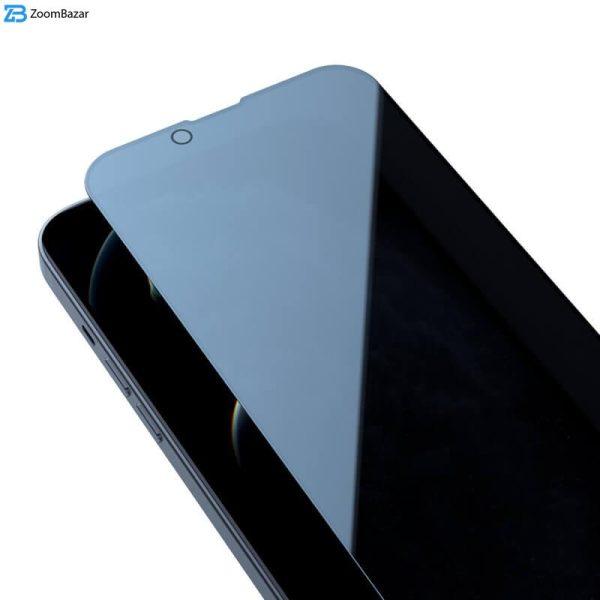 محافظ صفحه نمایش حریم شخصی لِولو مدل Silicone-Privacy مناسب برای گوشی موبایل اپل iPhone 13 Pro Max / 14 Plus