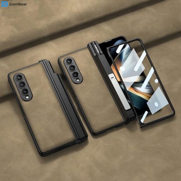 کاور اِپیکوی مدل HorseLeather-Shield مناسب برای گوشی موبایل سامسونگ Galaxy Z Fold 4