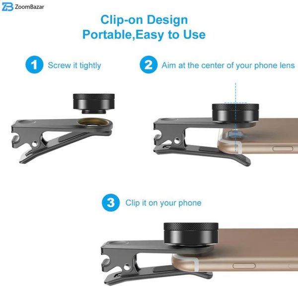 لنز کلیپسی موبایل گرین لاین مدل Lens Kit 6 in 1