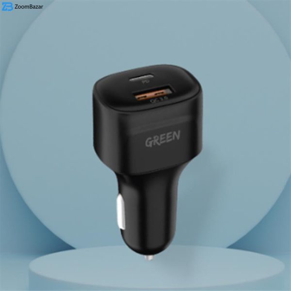 شارژر فندکی 20 وات گرین لاین مدل Compact Charger