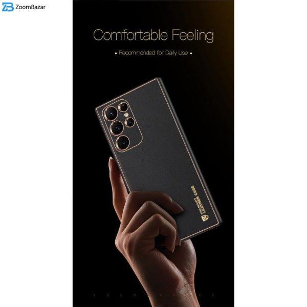 کاور اِپیکوی مدل Leather مناسب برای گوشی موبایل سامسونگ Galaxy S22 Ultra