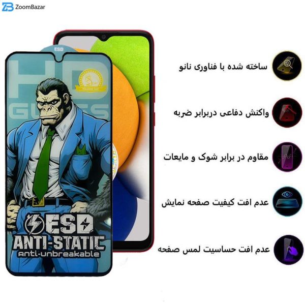 محافظ صفحه نمایش اِپیکوی مدل Gorilla ESD مناسب برای گوشی موبایل سامسونگ Galaxy A03/A03s/A03 Core/M33 5G/M13 4G/F13 4G