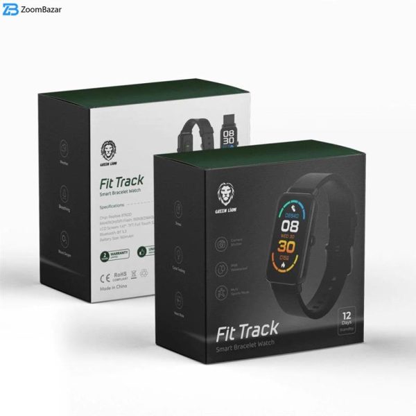 ساعت هوشمند گرین لاین مدل Fit Track - BLock