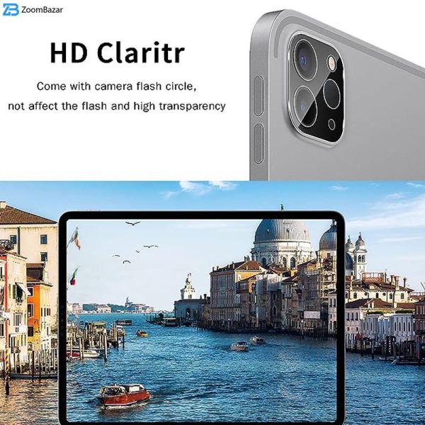 محافظ لنز دوربین اپیکوی مدل 3D-ClearLens مناسب برای تبلت اپل iPad Pro 11/ iPad Pro 12.9