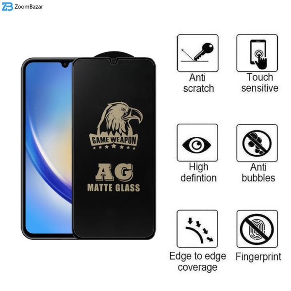 محافظ صفحه نمایش مات اپیکوی مدل Weapon مناسب برای گوشی موبایل سامسونگ Galaxy A34 5G