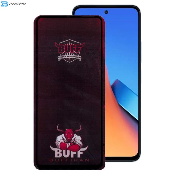 محافظ صفحه نمایش بوف مدل Muscle-Bull مناسب برای گوشی موبایل شیائومی Redmi 12 4G/5G / Note 12R 5G/Poco M6 Pro