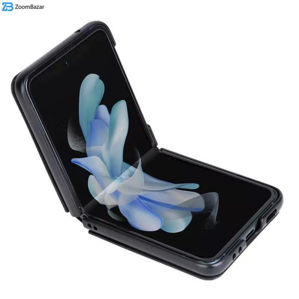 کاور نیلکین مدل Qin Vegan Leather Case مناسب برای گوشی موبایل سامسونگ Galaxy Z Flip5 / W24 Flip
