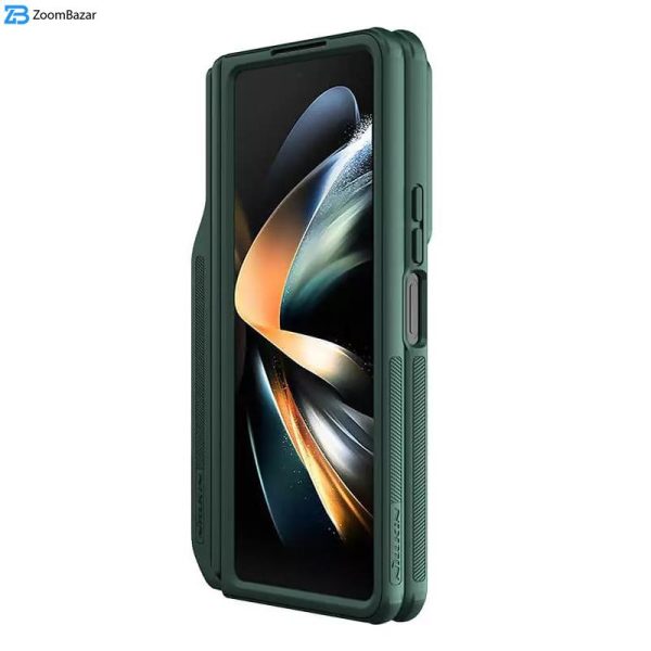 کاور نیلکین مدل CamShield مناسب برای گوشی موبایل سامسونگ Galaxy Z Fold 5 / W24 به همراه نگهدارنده قلم