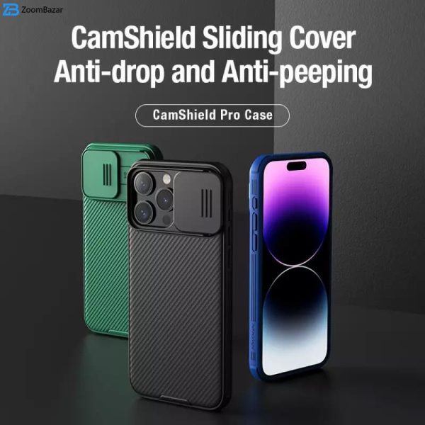 کاور نیلکین مدل CamShield Pro مناسب برای گوشی موبایل اپل iPhone 15 Pro Max