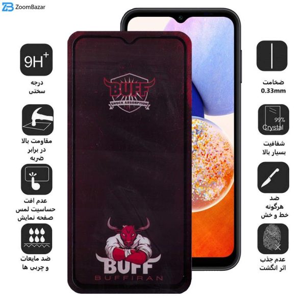 محافظ صفحه نمایش بوف مدل Muscle-Bull مناسب برای گوشی موبایل سامسونگ Galaxy A14 4G/5G /A13 4G/5G /A23 4G/5G