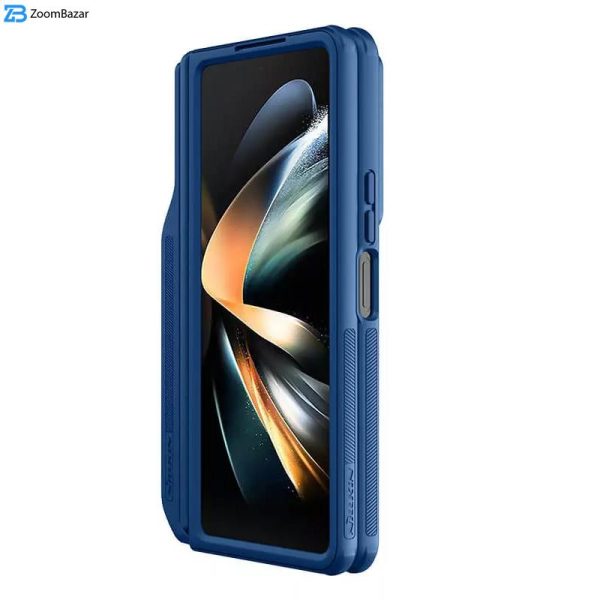 کاور نیلکین مدل CamShield مناسب برای گوشی موبایل سامسونگ Galaxy Z Fold 5 / W24 به همراه نگهدارنده قلم