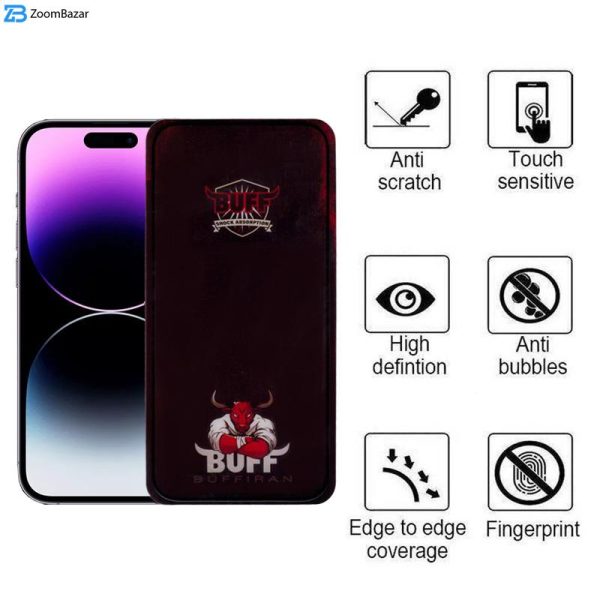 محافظ صفحه نمایش بوف مدل Muscle-Bull مناسب برای گوشی موبایل اپل iPhone 14 Pro Max