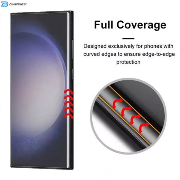 محافظ صفحه نمایش گرین لاین مدل 3D-UV مناسب برای گوشی موبایل سامسونگ Galaxy S22 Ultra