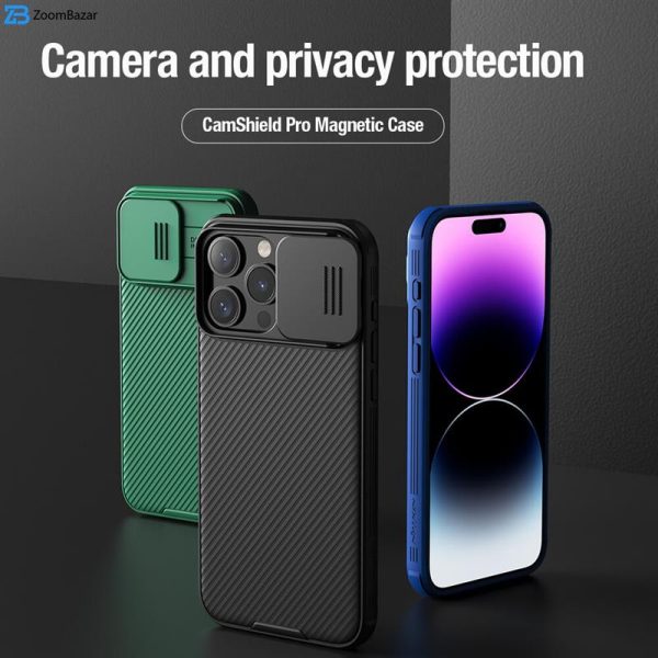 کاور نیلکین مدل CamShield Pro مناسب برای گوشی موبایل اپل iPhone 15 Pro