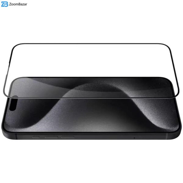 محافظ صفحه نمایش بوف مدل 5D Buffer مناسب برای گوشی موبایل اپل iPhone 15 Pro Max
