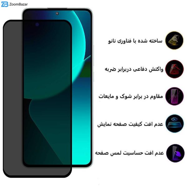 محافظ صفحه نمایش حریم شخصی اپیکوی مدل Privacy مناسب برای گوشی موبایل شیائومی 13T Pro / 13T / Redmi K60 Ultra