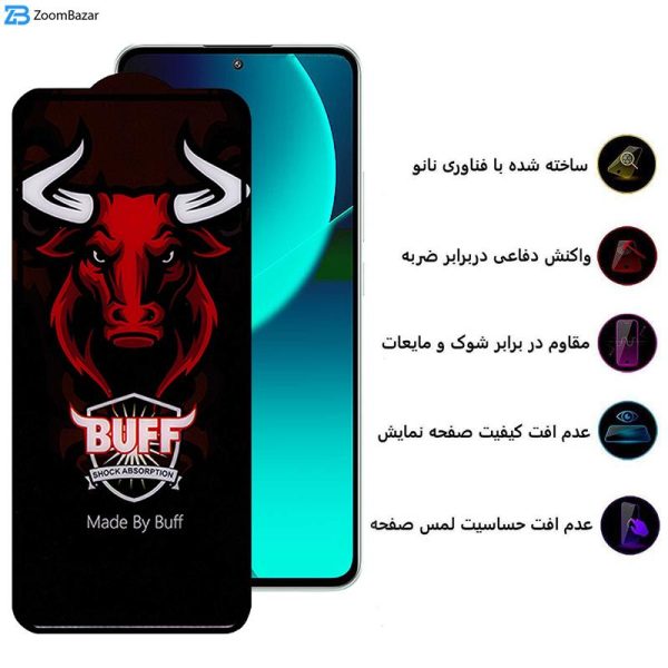 محافظ صفحه نمایش سرامیکی بوف مدل Ceramic Pro مناسب برای گوشی موبایل شیائومی 13T Pro / 13T / Redmi K60 Ultra